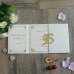 White Invitation Card With Hard Cover Elegant Invitation With Paper Pocket
